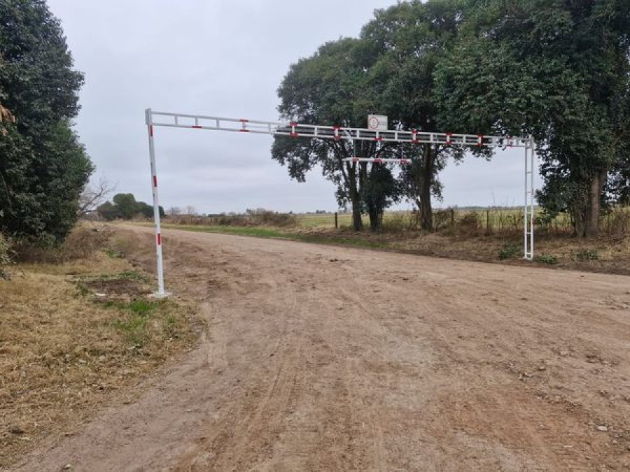 El nuevo arco recientemente colocado.