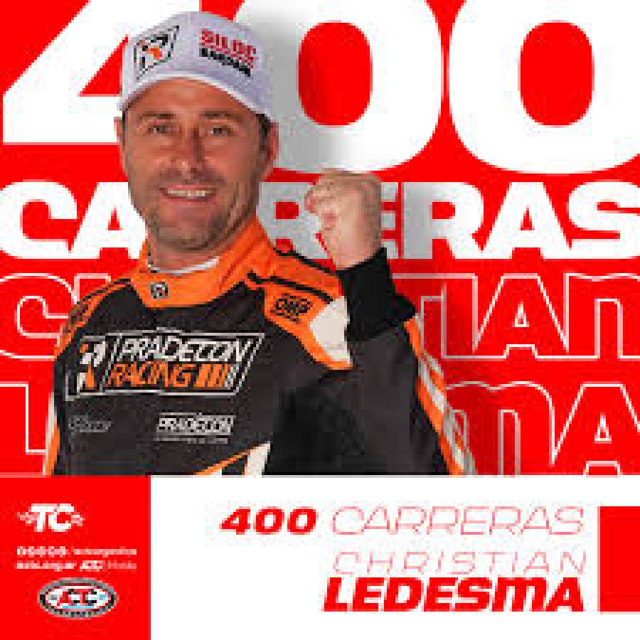 Christian Ledesma disputó su carrera número 400 en el Turismo Carretera.