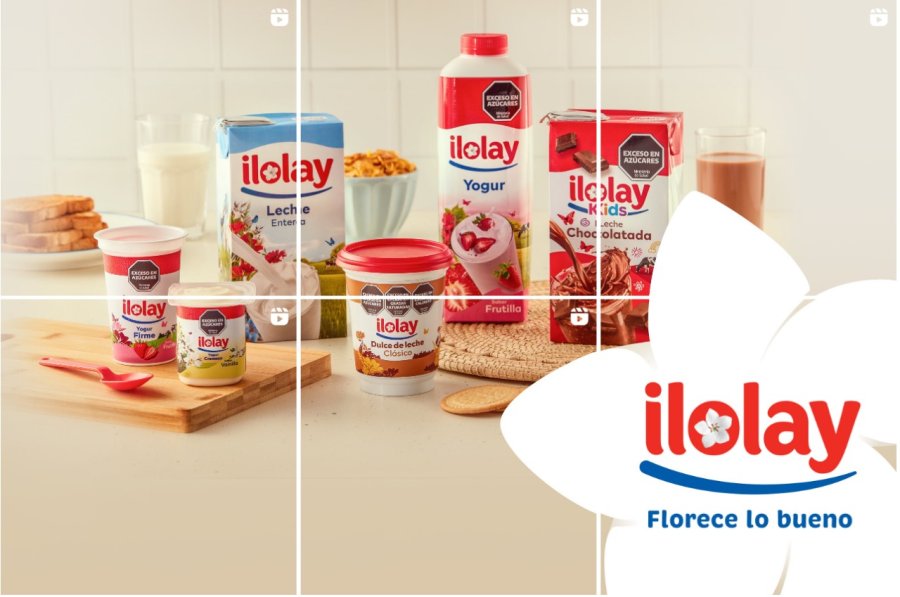 La familia de productos Ilolay con nuevo packaging, que incluye un renovado logotipo.