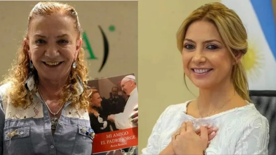 La periodista Alicia Barrios y Fabiola Ya&ntilde;ez.