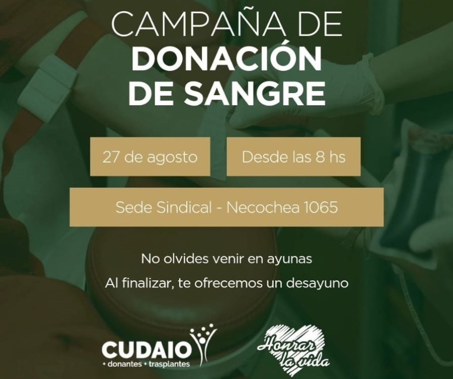 Los datos de la convocatoria solidaria.