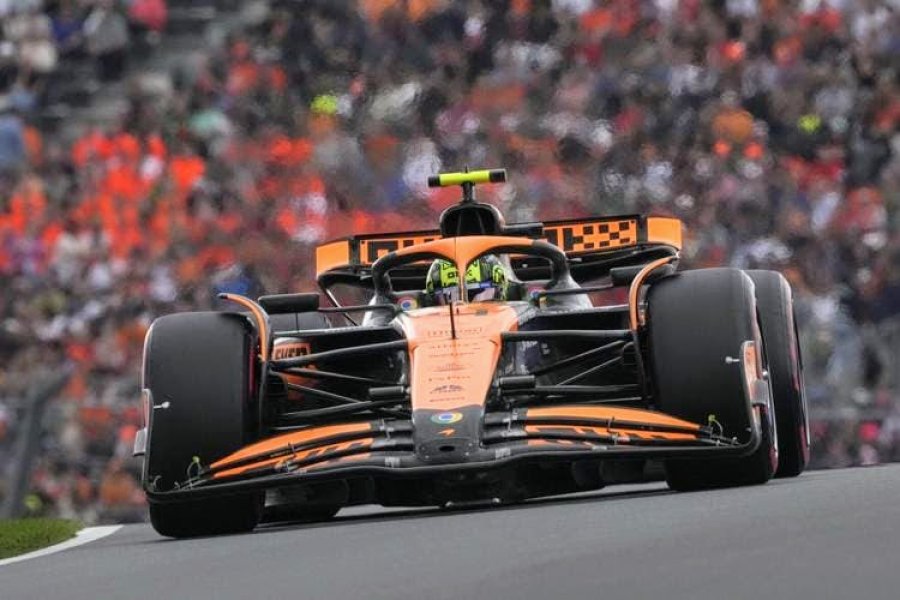 Lando Norris consigui&oacute; la pole con el McLaren en el circuito de Zandvoort.