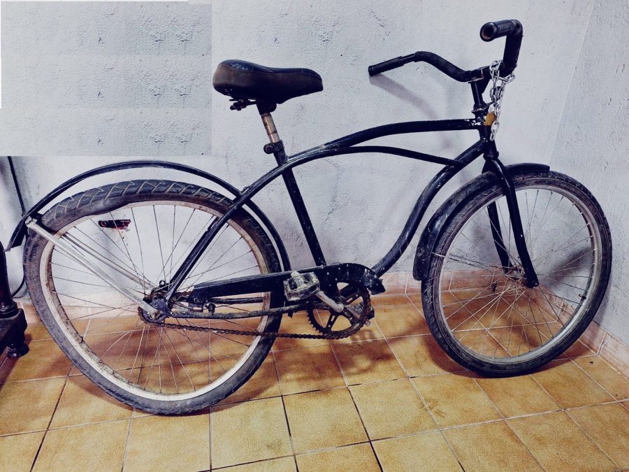 Una bicicleta playera de color negro similar a esta fue recuperada por la Policía de la Comisaría N° 13.