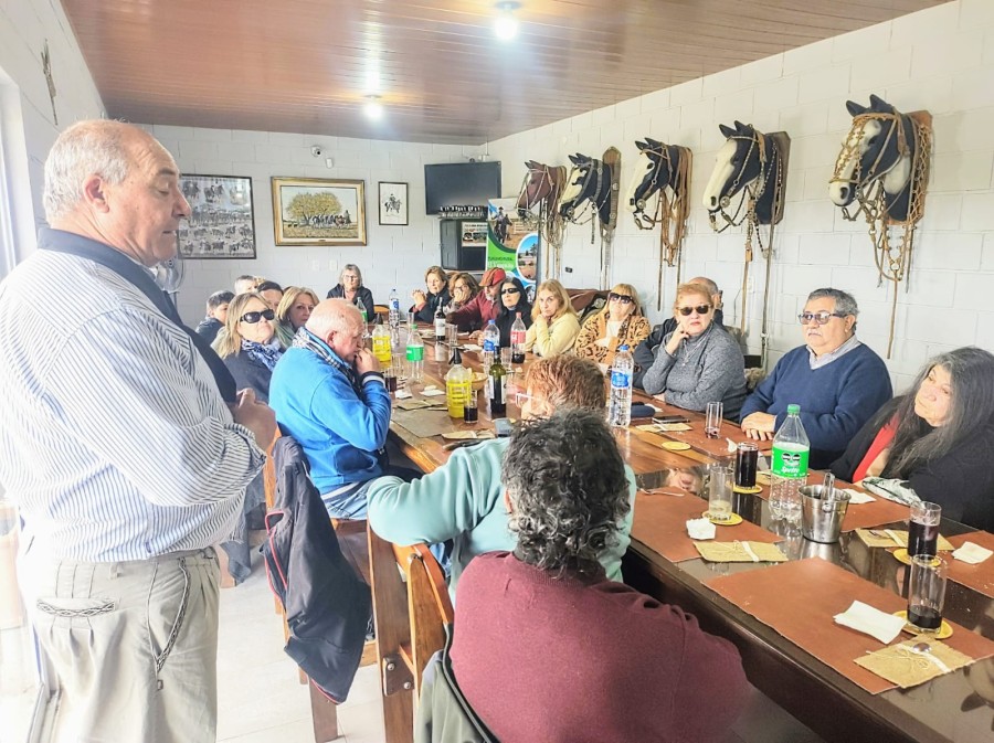 CONTINGENTE. El pasado s&aacute;bado la localidad recibi&oacute; la visita de un grupo de santafesinos.