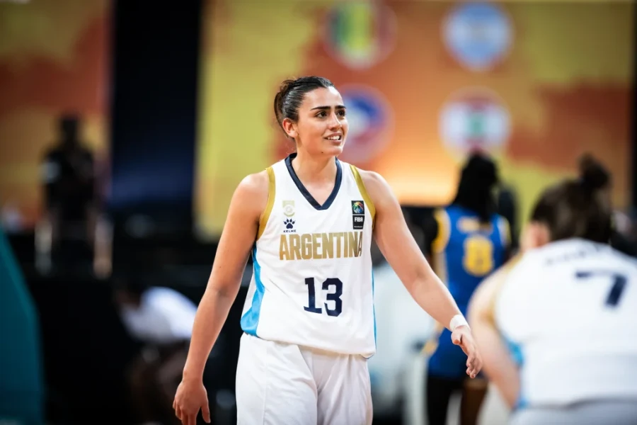 AFIANZADA./ Candela Gentinetta en el reciente torneo realizado en Ruanda.