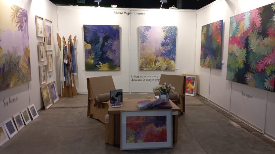 EL STAND. Ya instalada en BADA hasta el domingo.