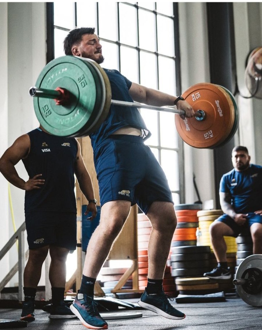 MAXIMO ESFUERZO./ El rafaelino Pedro Rubiolo en el gimnasio.