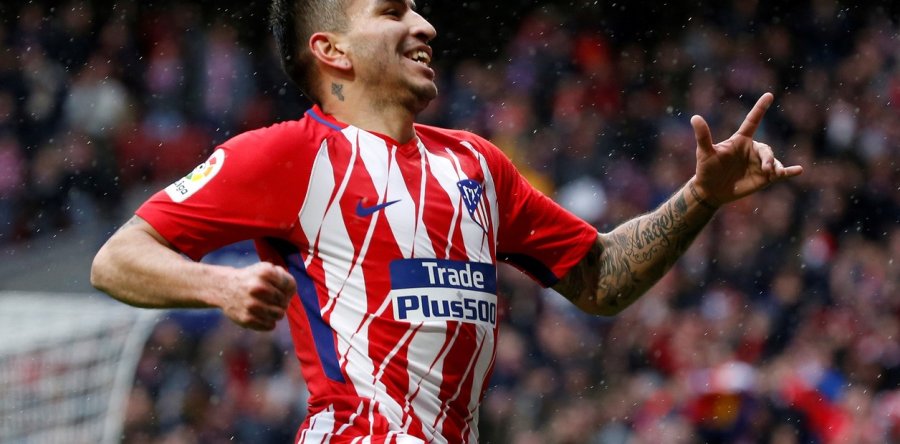 BUEN TRIUNFO./ El festejo de uno de los argentinos del equipo madrileño.