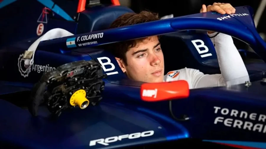 Franco Colapinto en su Williams Racing.