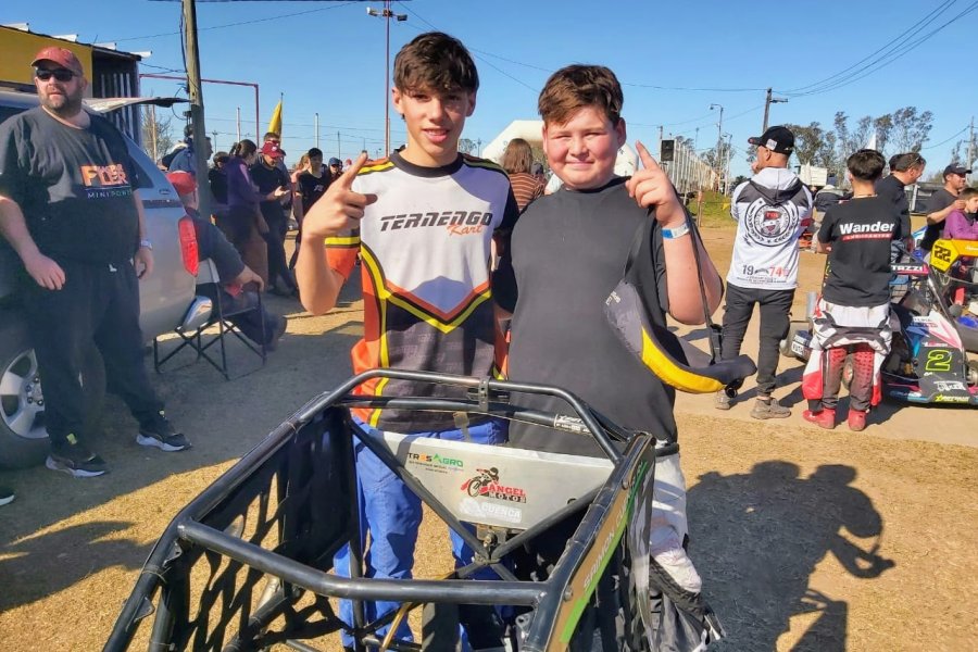 Lucio Raimondi y Saimon Cuenca vencieron en las finales de la categor&iacute;a Mini Power.