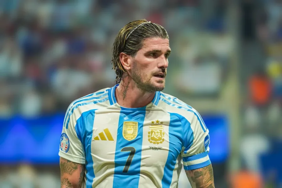 Rodrigo De Paul con la camiseta de la Selección argentina