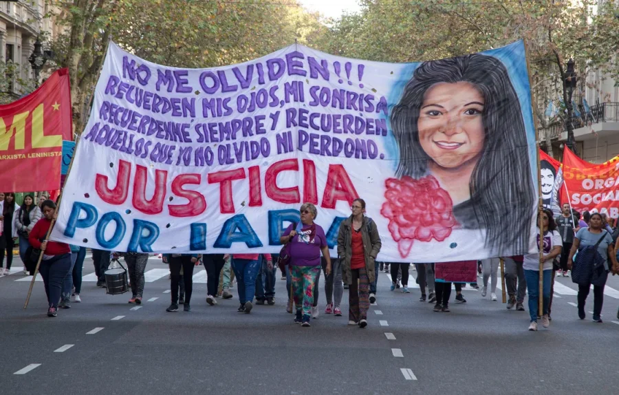 Marcha de Ni una menos.