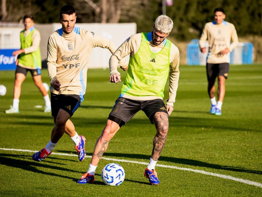 LA SELECCIÓN TRABAJA EN EL PREDIO LIONEL MESSI, EN EZEIZA