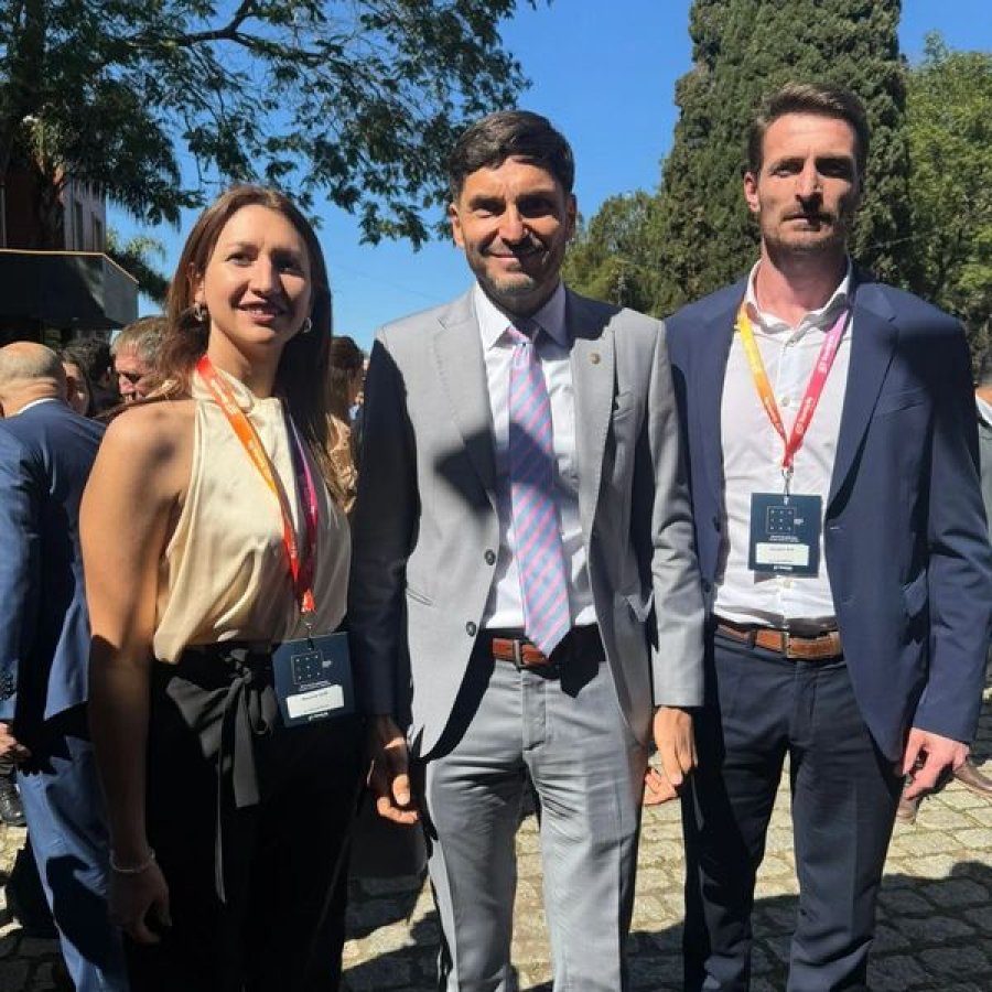 Romina Neiff, Maximiliano Pullaro y Gonzalo Aira.