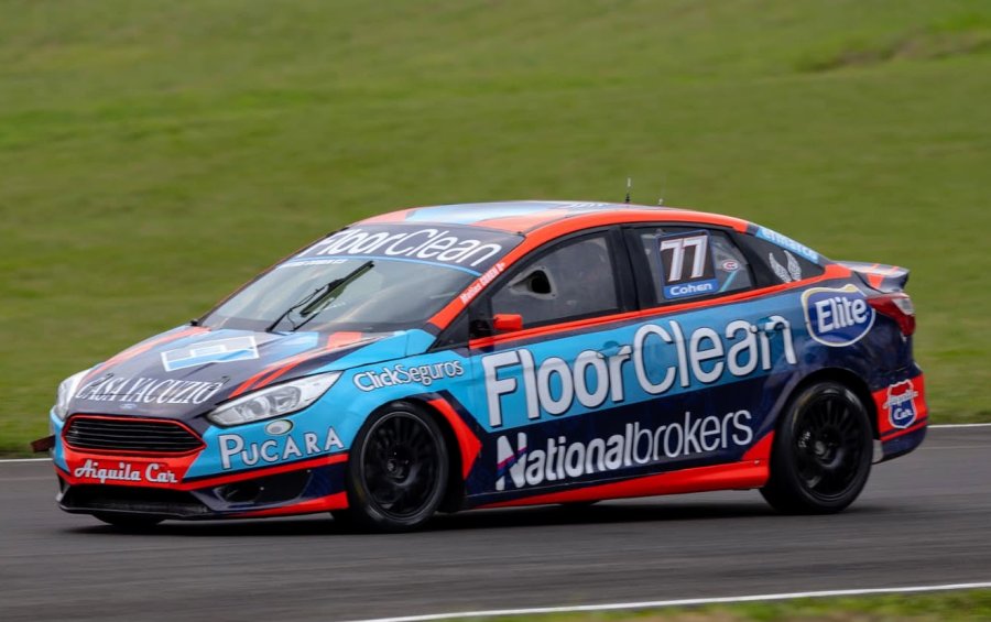 Mart&iacute;n Basso, con el auto de Mat&iacute;as Cohen, logr&oacute; el mejor tiempo en Buenos Aires.