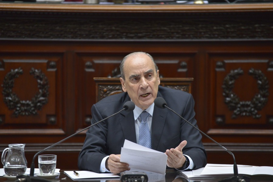 Guillermo Francos en la C&aacute;mara de Diputados.