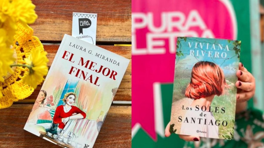 LAS NOVEDADES. "El mejor final", de Laura Miranda, y "Los Soles de Santiago", de Viviana Rivero.