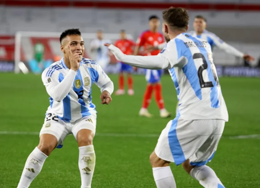 OTRA ALEGR&Iacute;A.&nbsp; La Selecci&oacute;n brill&oacute; y gole&oacute; a Chile en una noche de golazos en el Monumental.