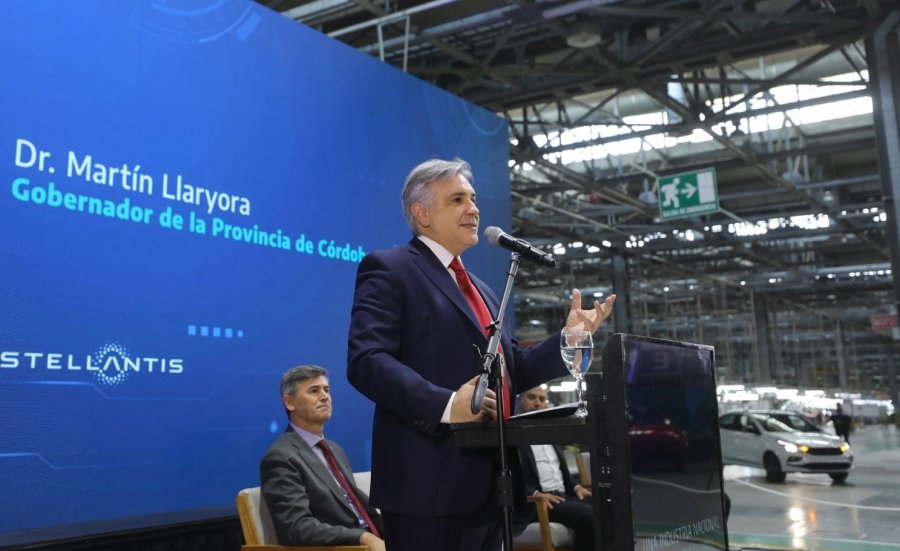 El gobernador Mart&iacute;n Llaryora particip&oacute; del anuncio de Stellantis, empresa que invertir&aacute; 385 millones de d&oacute;lares en C&oacute;rdoba.