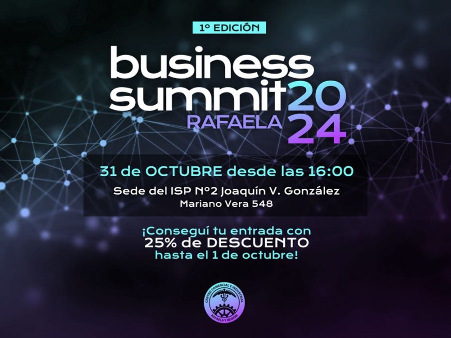 PARA EMPRESARIOS Y EMPRENDEDORES. El CCIRR prepara su primer Business Summit para el 31 de octubre.