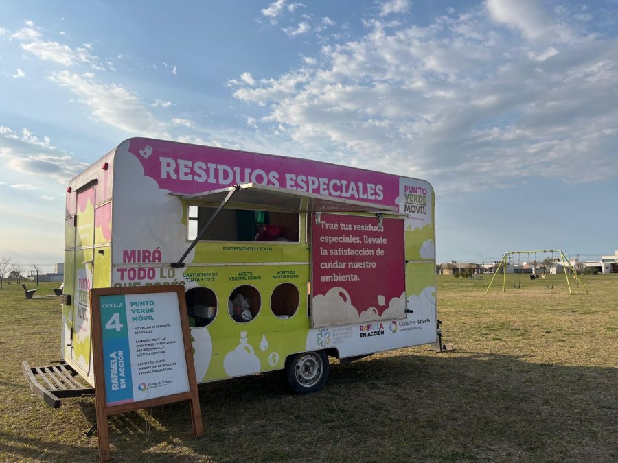 DISPOSITIVO. Permanecer&aacute; hasta el 20 de septiembre, de lunes a viernes de 8:00 a 12:00, para que vecinos acerquen sus residuos especiales.