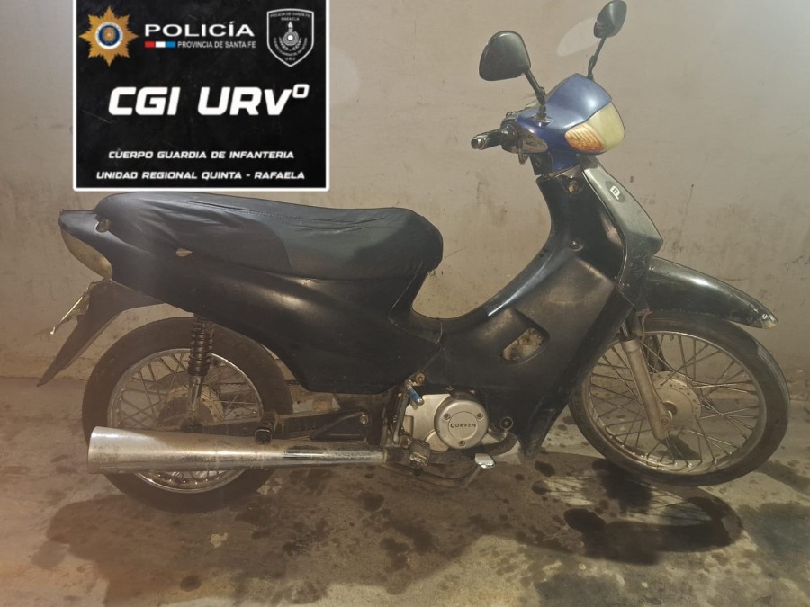 La propietaria vio a su motocicleta un día después de hacer la denuncia.
