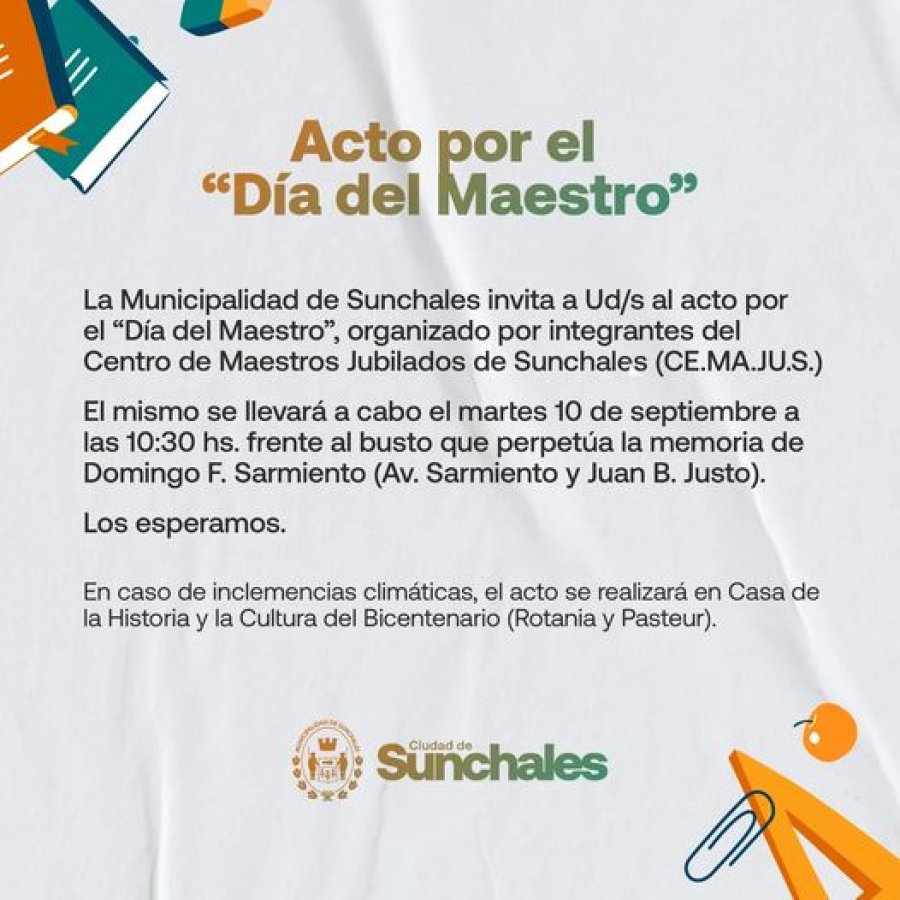 Invitaci&oacute;n formulada por el Municipio.