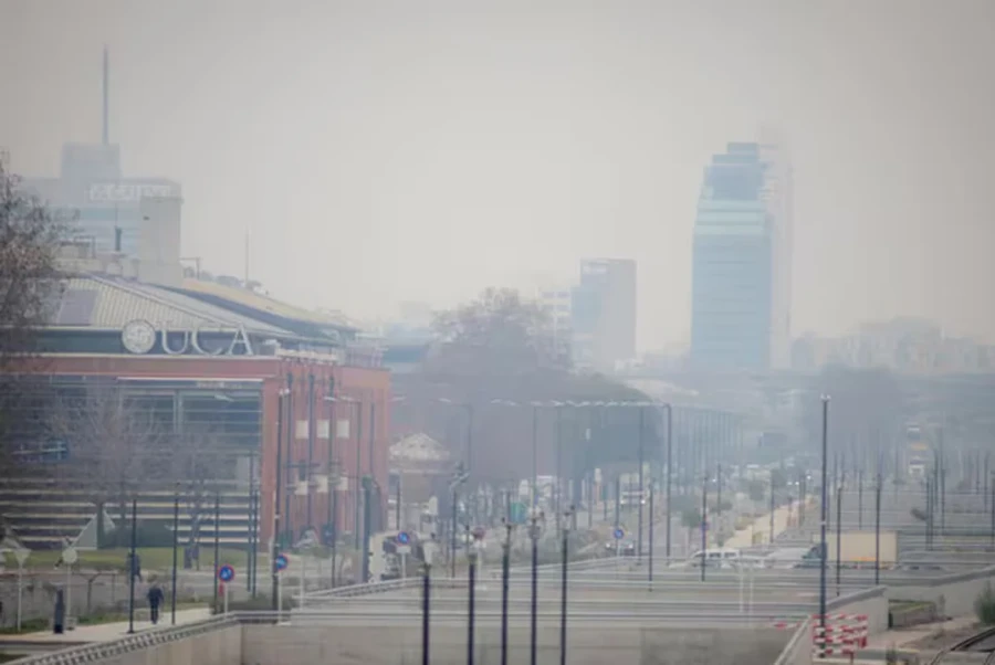 Una cortina de humo se comenz&oacute; a ver en Buenos Aires, en la zona de Puerto Madero.