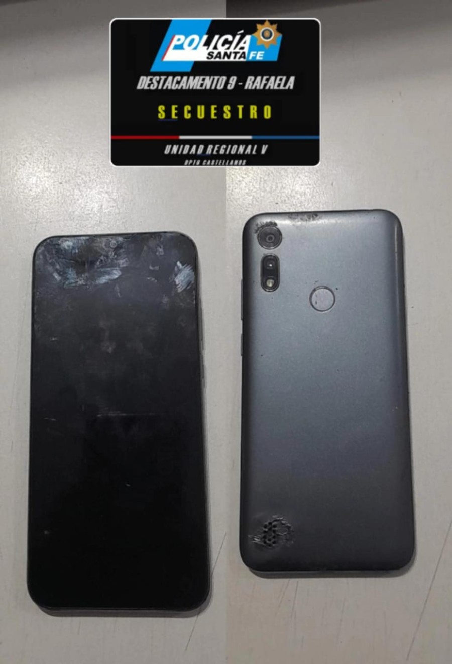 <i>El celular era ofrecido a a la venta por la suma de 75.000 pesos</i>