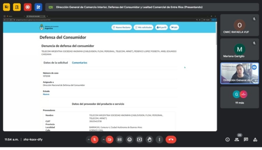 Se trabaj&oacute; sobre las herramientas digitales que est&aacute;n a disposici&oacute;n de la ciudadan&iacute;a para cargar sus reclamos y denuncias por conflictos en sus relaciones de consumo.