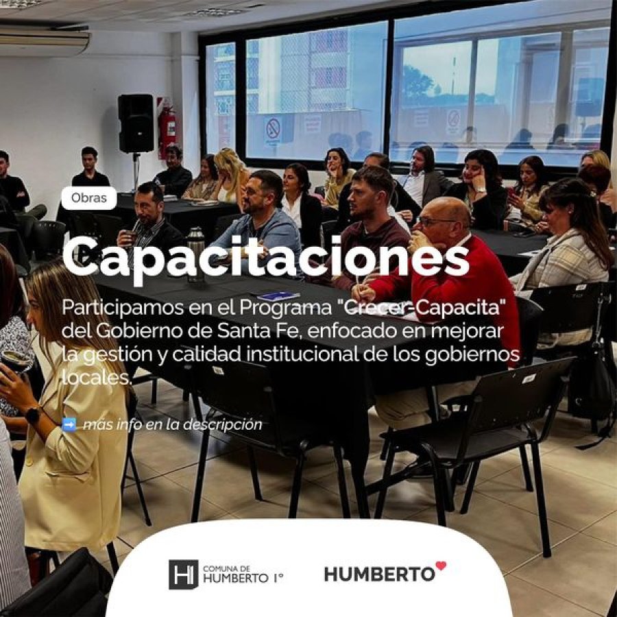 El gobierno humbertino particip&oacute; de la capacitaci&oacute;n en la capital provincial.