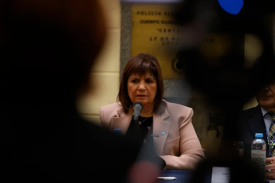 La ministra de Seguridad, Patricia Bullrich.