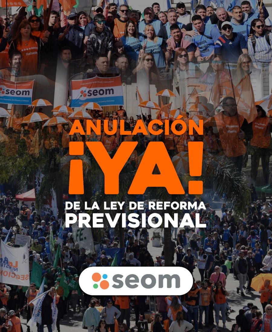 DURO COMUNICADO. El SEOM tambi&eacute;n se manifest&oacute; en rechazo sobre la decisi&oacute;n que tom&oacute; la C&aacute;mara de Diputados de Santa Fe sobre la aceptaci&oacute;n del proyecto.