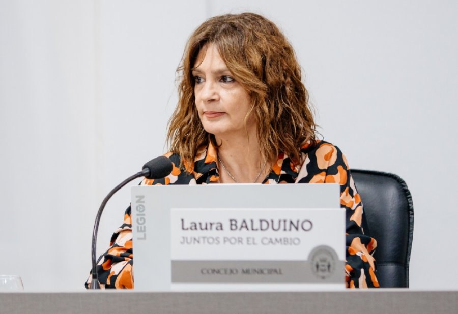 Laura Balduino, la concejal de Juntos por el Cambio.
