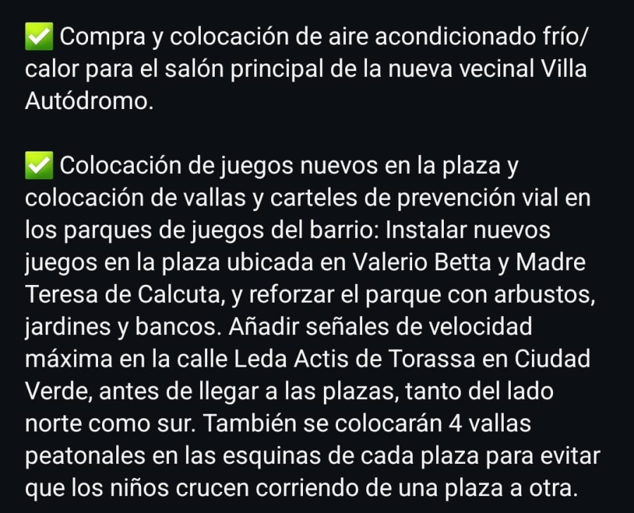 Los dos proyectos se&ntilde;alados por el edil Astor.