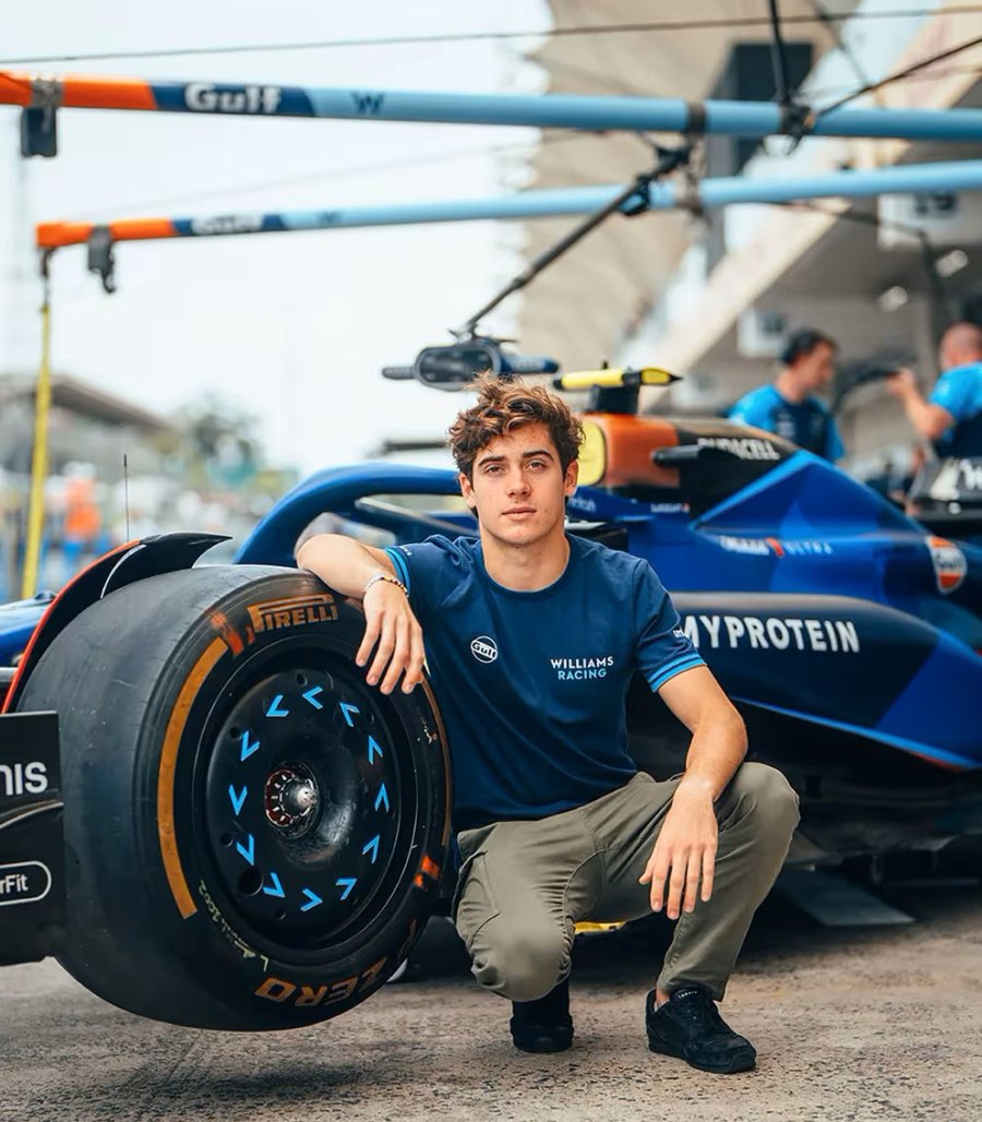 EL CHICO DE MODA. Franco Colapinto, el joven piloto que enamora a los argentinos.