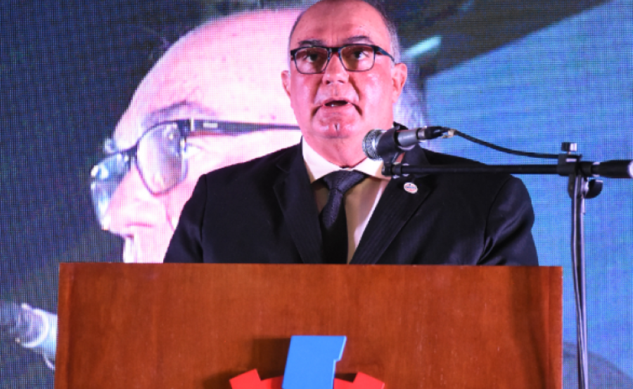 DÍA DE LA INDUSTRIA. Javier Martín, presidente de FISFE, pronunció el discurso central.