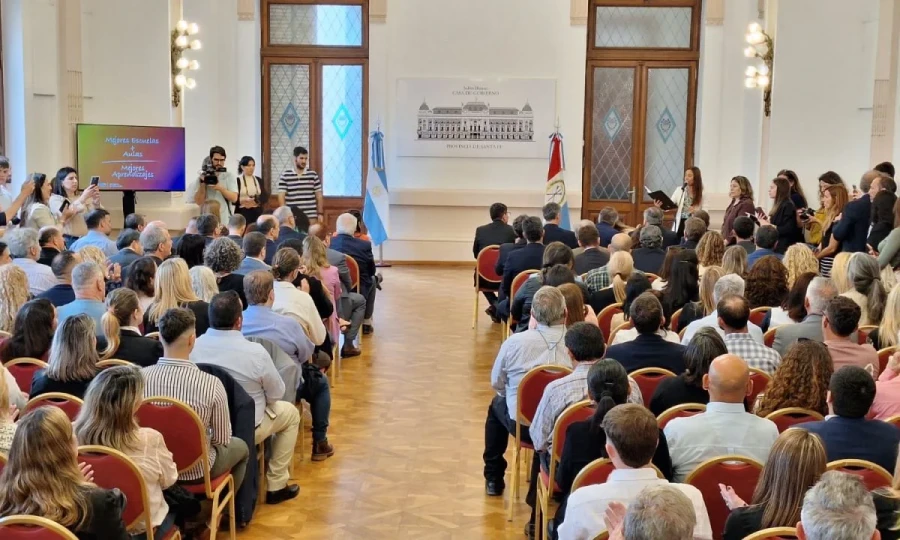 Vista general del acto de ayer.