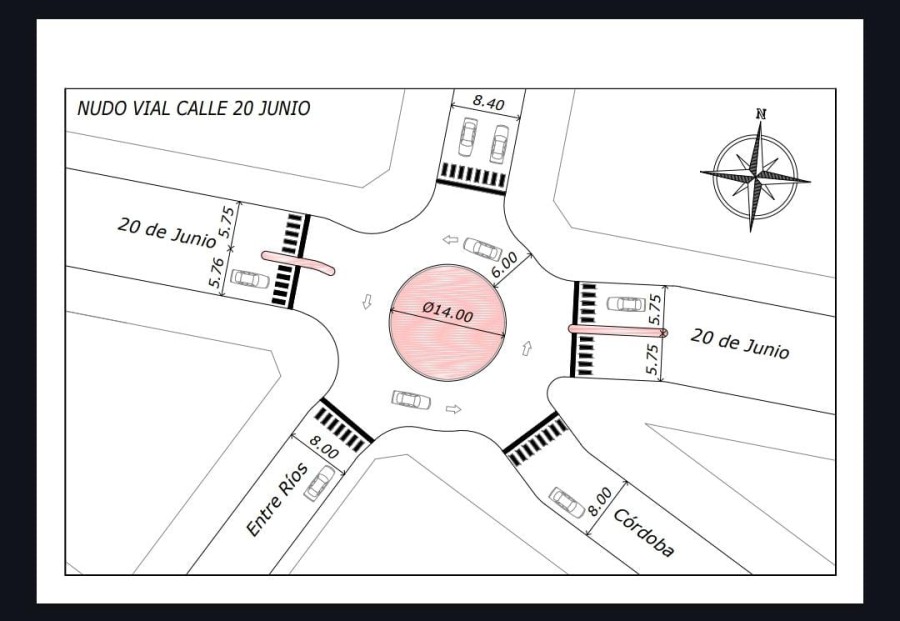 El plano de la obra a ejecutar.