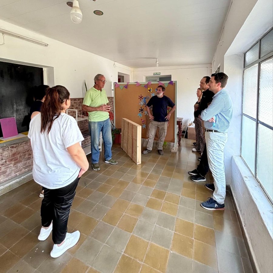 Jorge Frana en la Escuela de Artes e Idiomas.