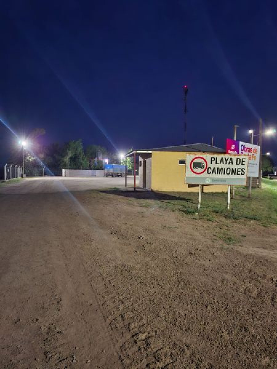 As&iacute; luce ahora el predio para camiones.