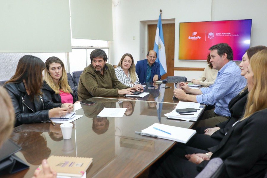 La reuni&oacute;n se realiz&oacute; ayer en el Ministerio de Desarrollo Productivo.