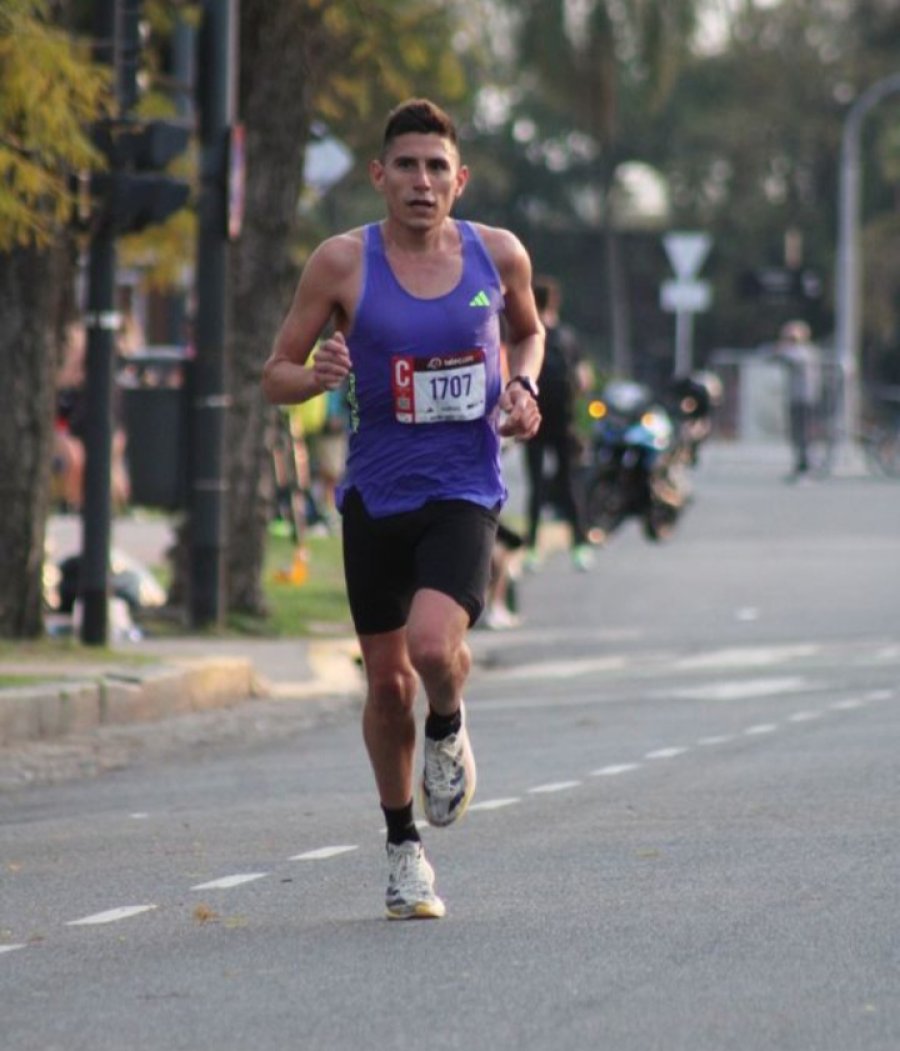 EN CARRERA. El rafaelino tuvo un muy buen ritmo.
