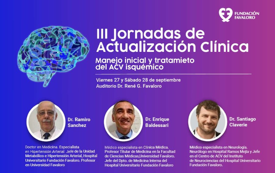 Reconocidos especialistas de Fundaci&oacute;n Favaloro presidir&aacute;n las Jornadas de Actualizaci&oacute;n por los 60 a&ntilde;os de Centro Asistencial.