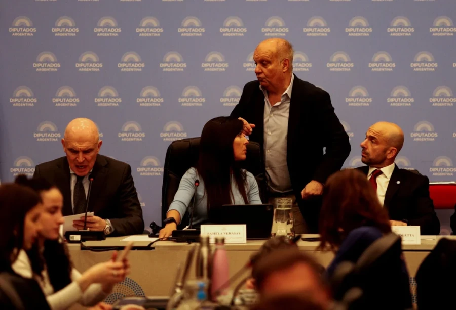 Hern&aacute;n Lombardi durante la sesi&oacute;n.