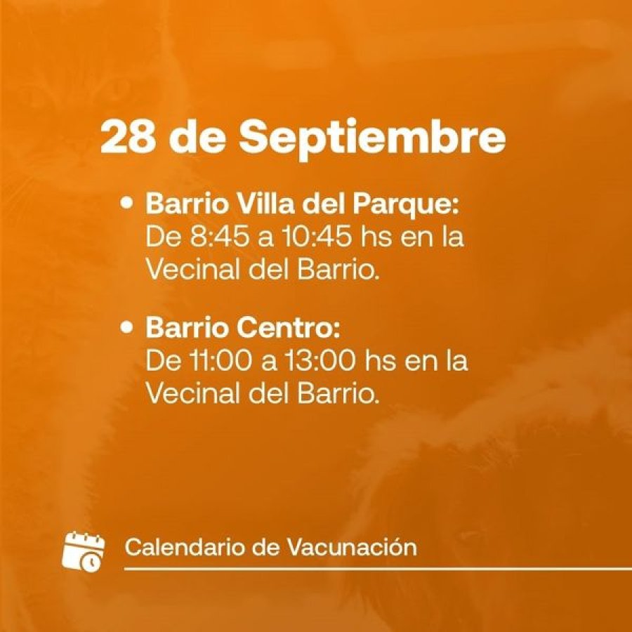 Difusi&oacute;n de la pr&oacute;xima actividad.