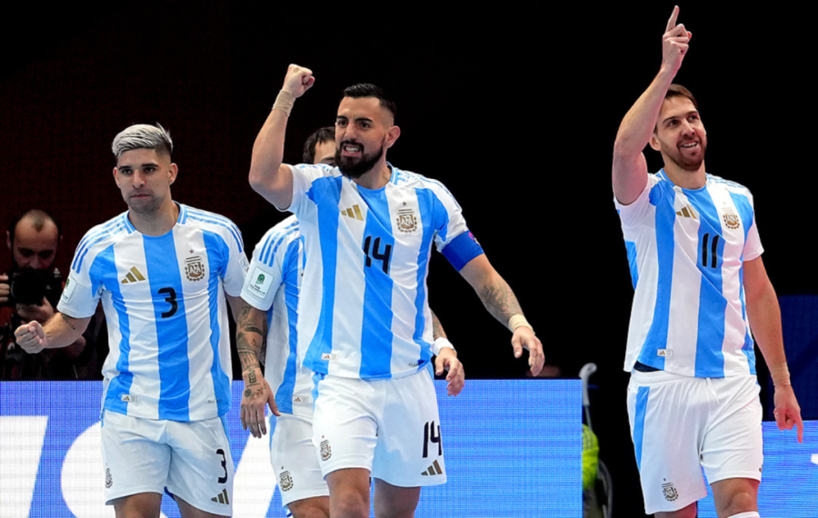 La Selección argentina de futsal le ganó 2-0 a su par de Croacia.