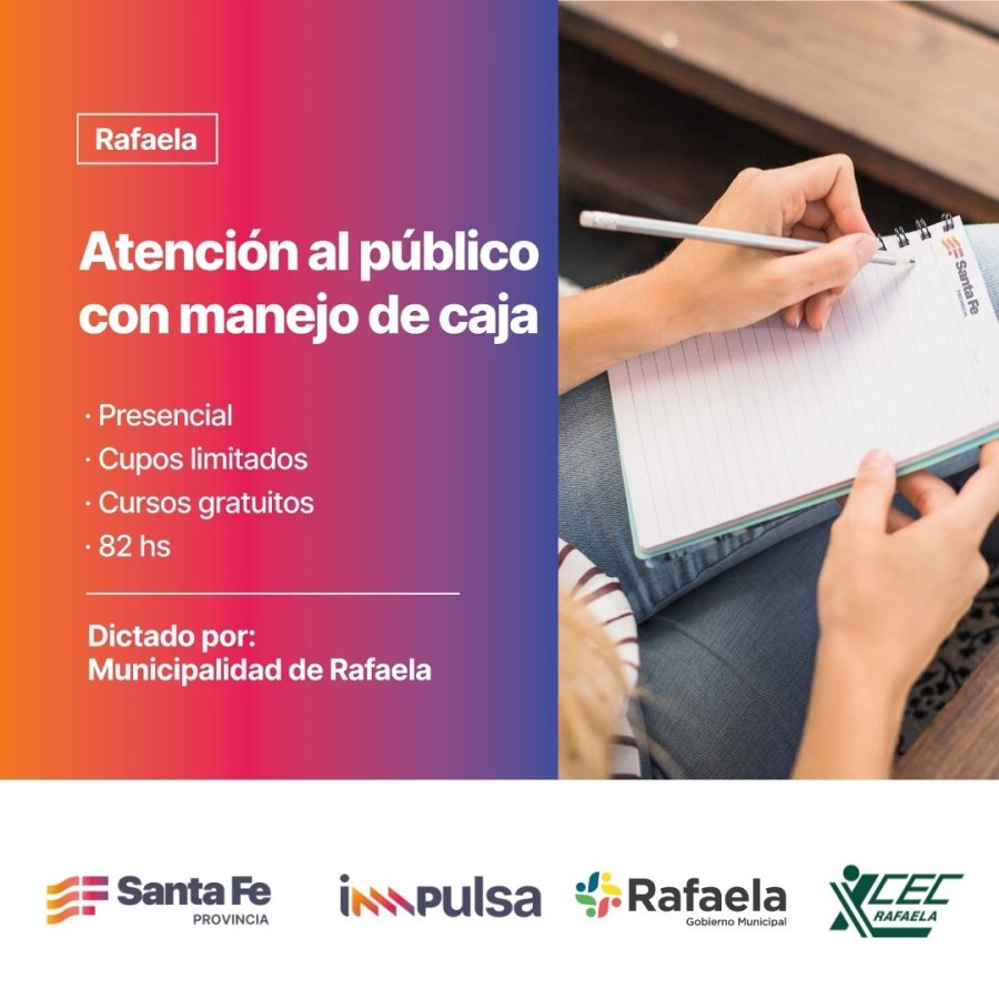CURSO PRESENCIAL. Se busca potenciar habilidades en atenci&oacute;n al cliente y manejo de caja, esencial para el mercado laboral local.