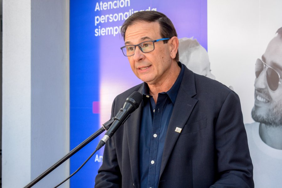 El Dr. Daniel Marfortt destac&oacute; el aporte a la salud del Centro Asistencial a lo largo de sus 60 a&ntilde;os. (FOTO DIEGO CAMUSSO)