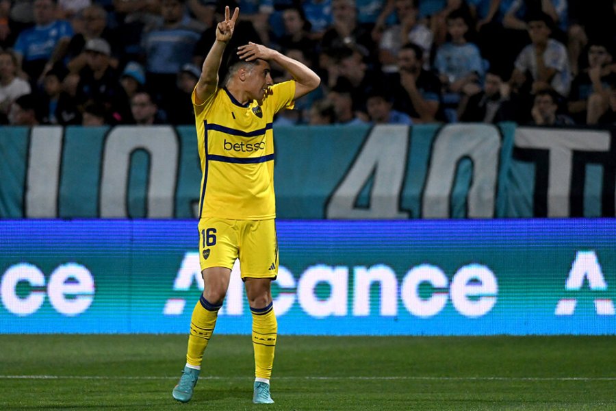 Merentiel, carta de gol de Boca frente a Belgrano.